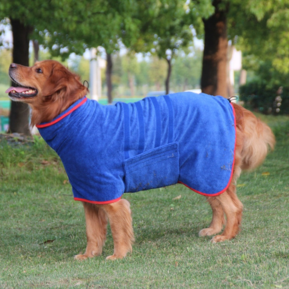 Multi Color Absorbent All Inclusive Pet Bathrobe