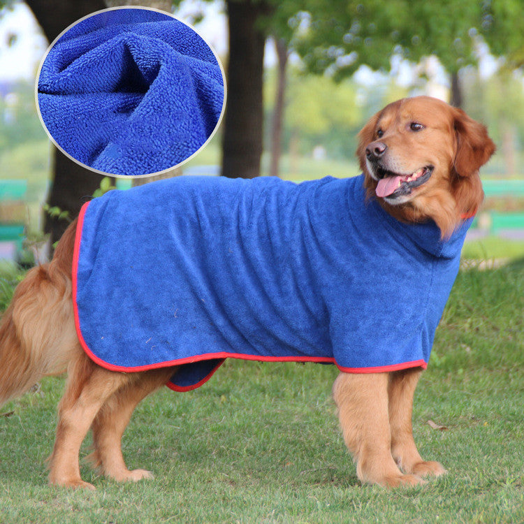 Multi Color Absorbent All Inclusive Pet Bathrobe